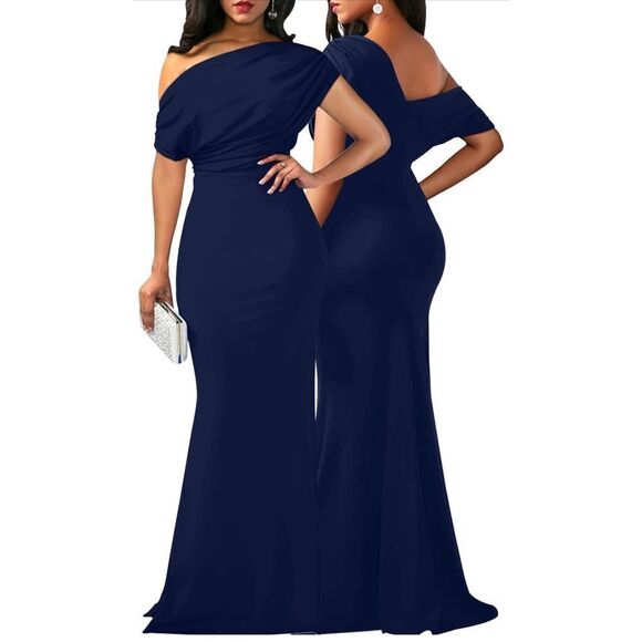 NEW Bodycon Formal Maxi Elegant Evening Party Dress M - Picture 4 of 5